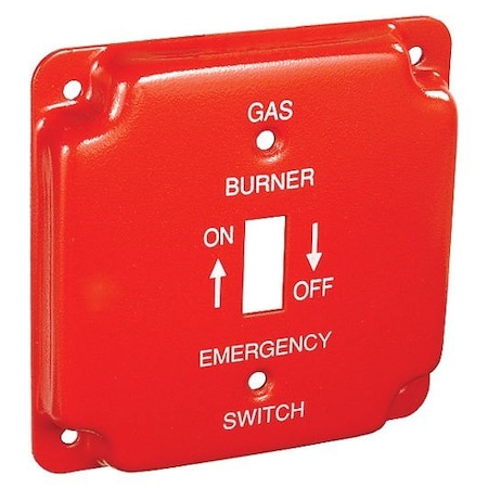 Southwire Four Square Emergency On/Off Toggle Switch Cover BP-1935